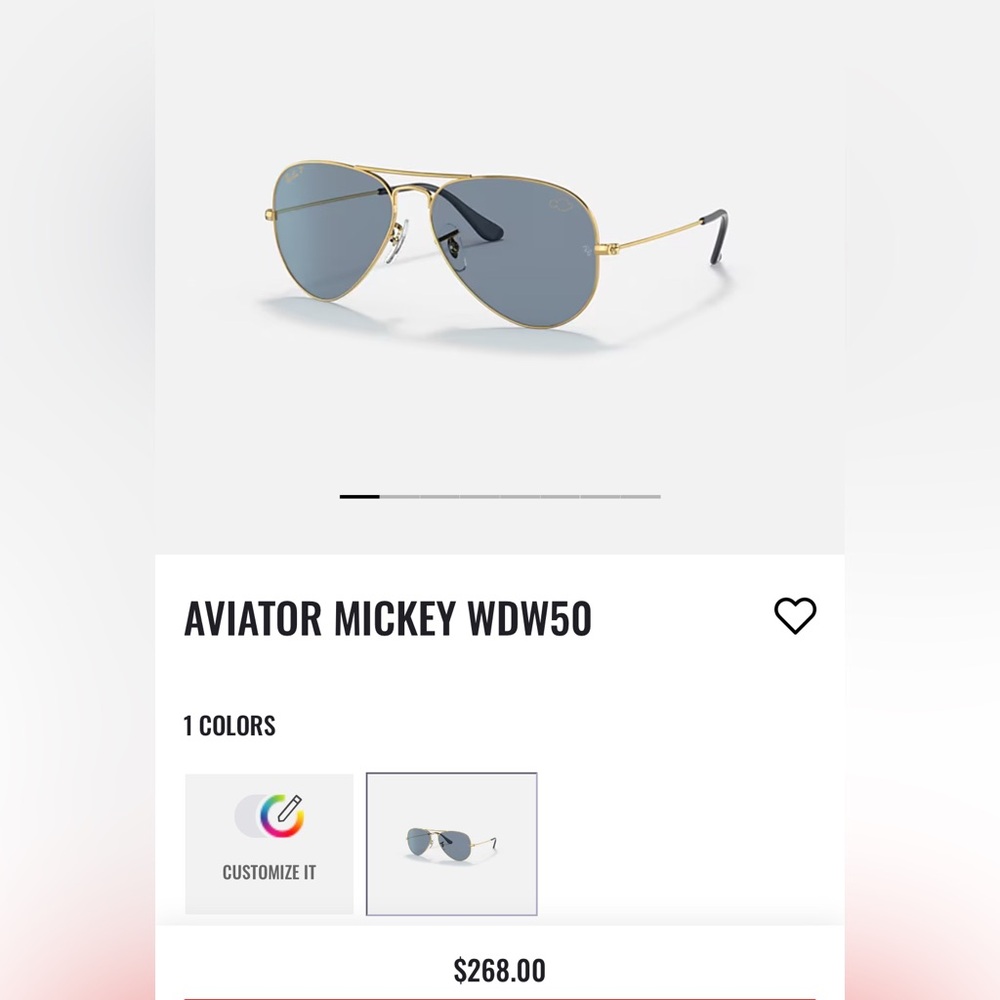 Ray-Ban Aviator Sunglasses - Gold Frame with Blue Lenses